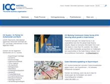 Tablet Screenshot of icc-austria.org